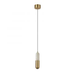 Zambelis Lights Pendant Led Light 7W 3000K Alabaster-Bronze 2545