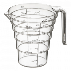Yamazaki Κανάτα-Δοσομετρητής Πλαστική Διάφανη Layer 500 ml