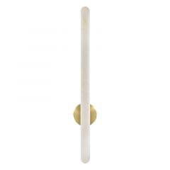 Zambelis Lights Wall Led Light 19W 3000K Alabaster- Bronze 2548