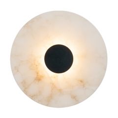 Zambelis Lights Επιτοίχιο Φωτιστικό Led Αλάβαστρο Μαύρο 5W 3000K 2551