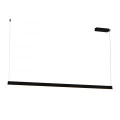 Zambelis Lights Φωτιστικό Οροφής Led Αλουμινίου Μαύρο 152 Εκ. 32W 3000K 2556 - Dimmable