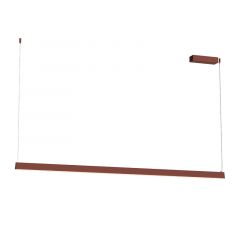 Zambelis Lights Φωτιστικό Οροφής Led Αλουμινίου Κεραμιδί 152 Εκ. 32W 3000K 2557 - Dimmable