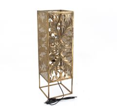 Zaros Φωτιστικό Δαπέδου Μεταλλικό Αντικέ Χρυσό 23x73 Εκ. LS220