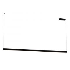 Zambelis Lights Φωτιστικό Οροφής Led Αλουμινίου Μαύρο 202 Εκ. 42W 3000K 2556 - Dimmable