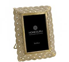 Zaros Κορνίζα Μεταλλική Αντικέ Χρυσή 10x15 HT641