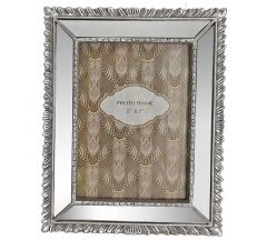 Zaros Κορνίζα Polyresin Ασημί 13x18 Εκ. KO173