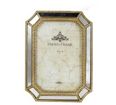 Zaros Κορνίζα Polyresin Χρυσή 10x15 Εκ. KO174