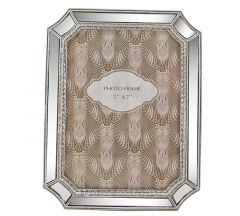 Zaros Κορνίζα Polyresin Ασημί 13x18 Εκ. KO177