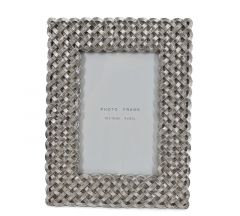 Zaros Κορνίζα Polyresin Ασημί 10x15 KO180