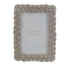 Zaros Κορνίζα Polyresin Ασημί 10x15 KO184