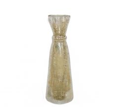 Zaros Βάζο "Kalia" Γυάλινο Αντικέ Χρυσό 17x44 Εκ. IN201