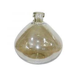 Zaros Βάζο "Balloon" Γυάλινο Αντικέ Χρυσό 34x33 Εκ. IN202