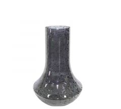 Zaros Βάζο Γυάλινο Αντικέ Φιμέ 17x27 Εκ. IN225