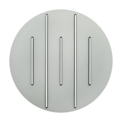 Zambelis Lights Πλαφονιέρα Led Αλουμινίου Γκρι Ø80 52W 3000K 2572