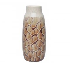 Zaros Βάζο "Snake" Κεραμικό Μπεζ 16x35,5 Εκ. CT464