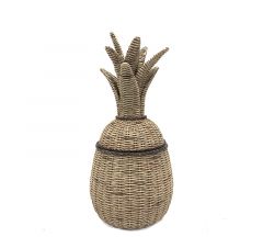 Zaros Διακοσμητική Φοντανιέρα "Ανανάς" Polyresin Natural 12x25 Εκ. HE356