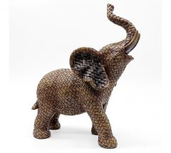 Zaros Διακοσμητικός Ελέφαντας Polyresin Καφέ 28 Εκ. HE358