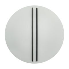 Zambelis Lights Επιτοίχιο Φωτιστικό Led Αλουμινίου Γκρι Ø80 30W 3000K 2575 - Dimmable