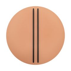 Zambelis Lights Επιτοίχιο Φωτιστικό Led Αλουμινίου Κεραμιδί Ø80 30W 3000K 2576 - Dimmable