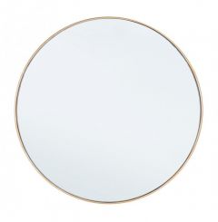 Bizzotto New Nucleos Καθρέπτης Τοίχου Μεταλλικός Χρυσός Ø50x2