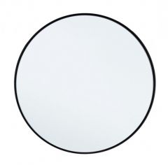 Bizzotto New Nucleos Καθρέπτης Τοίχου Μεταλλικός Μαύρος Ø60x2