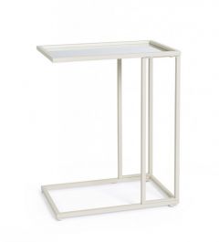 Bizzotto Niklas Βοηθητικό Τραπέζι Μεταλλικό Ιβουάρ 48x30x60 Εκ.