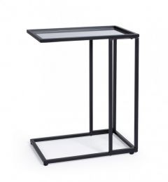 Bizzotto Niklas Βοηθητικό Τραπέζι Μεταλλικό Μαύρο 48x30x60 Εκ.