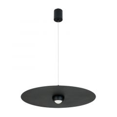 Zambelis Lights Φωτιστικό Οροφής Led Αλουμινίου Μαύρο Ø55 21W 3000K 2588 - Dimmable