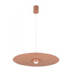 Zambelis Lights Φωτιστικό Οροφής Led Αλουμινίου Κεραμιδί Ø55 21W 3000K 2588 - Dimmable