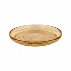 Bitz Πιάτο Φαγητού Γυάλινο Φ25 Εκ. - Kusintha Amber