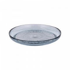 Bitz Πιάτο Φαγητού Γυάλινο Φ25 Εκ. - Kusintha Blue