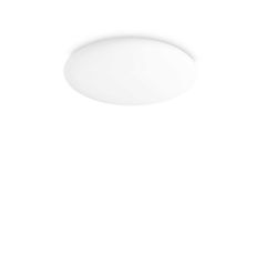 Ideal Lux Πλαφονιέρα Led Γυάλινη Λευκή Ø40 Εκ. 22,5W 2100 Lumen 3000K Level Pl