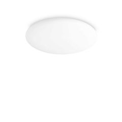 Ideal Lux Πλαφονιέρα Led Γυάλινη Λευκή Ø58,5 Εκ. 37,5W 3300 Lumen 3000K Level Pl