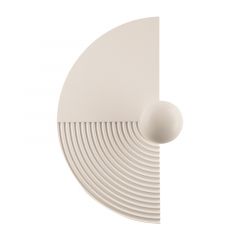 Zambelis Lights LUNA Φωτιστικό Τοίχου Led Γύψινο Λευκό 45 Εκ. 26146