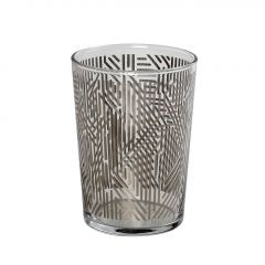 Espiel Labyrinth Silver Ποτήρι Νερού Γυάλινο Διάφανο/Ασημί 510 ml Κωδικός: RAB656K6