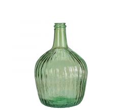 Zaros Βάζο Γυάλινο Λαδί 31 Εκ. cm HE468