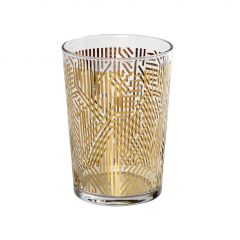Espiel Labyrinth Gold Ποτήρι Νερού Γυάλινο Διάφανο/Χρυσό 510 ml Κωδικός: RAB662K6