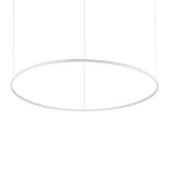 Ideal Lux Φωτιστικό Οροφής Led Αλουμινίου Λευκό Ø150 3000K Oracle Slim Round 265957