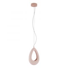 Zambelis Lights GIVA Φωτιστικό Οροφής Γύψινο Ροζ/Μπεζ 17x27 Εκ. 2664