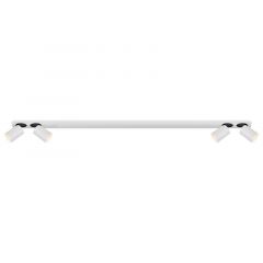 Zambelis Lights Τετράφωτο Σποτ Οροφής Αλουμινίου Λευκό 120 Εκ. 2672