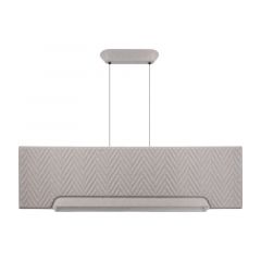 Zambelis Lights ECHO Φωτιστικό Οροφής Ράγα Led Με Acoustic Panel Γκρι 110 Εκ. 2679 - Dimmable