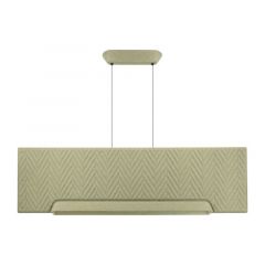 Zambelis Lights ECHO Φωτιστικό Οροφής Ράγα Led Με Acoustic Panel Πράσινο 110 Εκ. 2680 - Dimmable