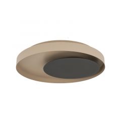 Zambelis Lights JAVA Πλαφονιέρα Led Με Εναλλαγή Χρώματος Καφέ/Μαύρη Φ48 Εκ. 2683 - Dimmable