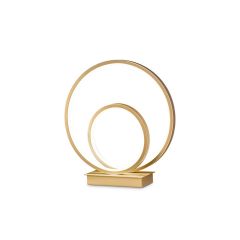 Ideal Lux Επιτραπέζιο Φωτιστικό Led Μεταλλικό Χρυσό 31 Εκ. 23W 2300 Lumen 3000K Oz Tl