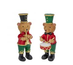 Zaros Αρκουδάκια Με Μουσικά Όργανα 2 Σχέδια 17,5 Εκ. XM915