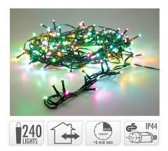 Zaros 240Led-(IP44) 8 πρόγραμ., μνήμη,timer,πολυχρ.,18μ. MF240L-N