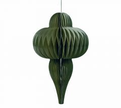 Zaros Στολίδι οροφής κυψελωτό χάρτινο,πράσινο 40cm XM929