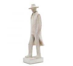 Zaros Διακοσμητική ανδρική φιγούρα με καπέλο 45cm TM432