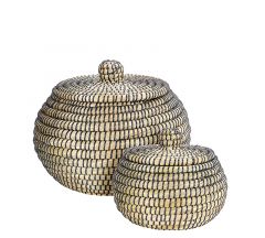 Zaros Καλάθια KansGrass Natural Σετ 2 Τμχ 20-26 Εκ. HE683