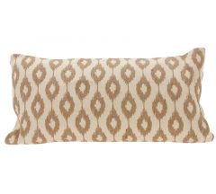 Zaros Μαξιλάρι Γιούτα/Βαμβακερό Natural 60x30 Εκ. HE685